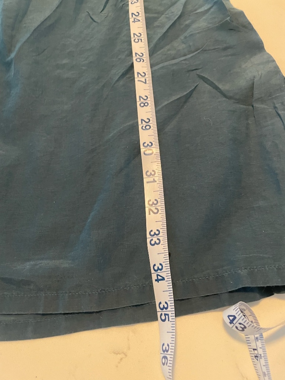 Athleta Swim Coverup Tunic  in Dip-Dye Ombre Teal SIze Medium - Picture 5 of 8